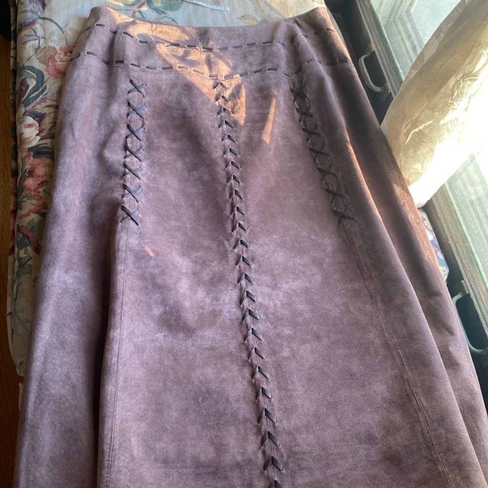 Revue maxi skirt size 12 brown color